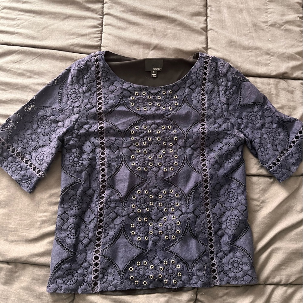 Blue Greylin Top